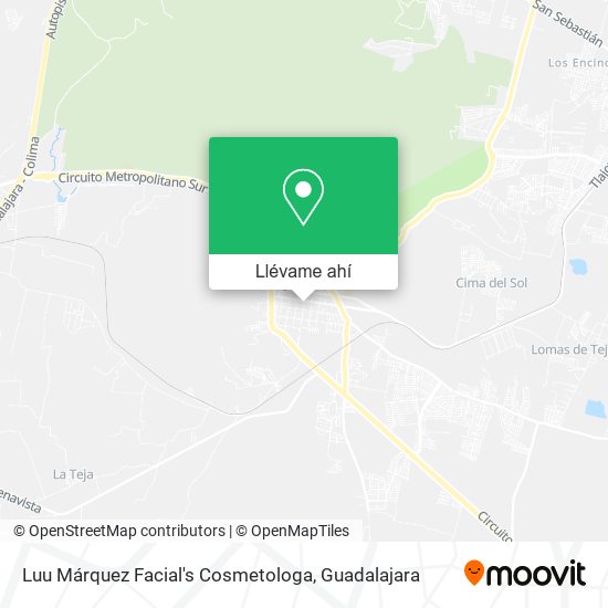 Mapa de Luu Márquez Facial's Cosmetologa