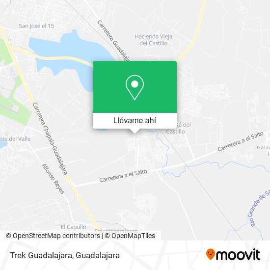 Mapa de Trek Guadalajara