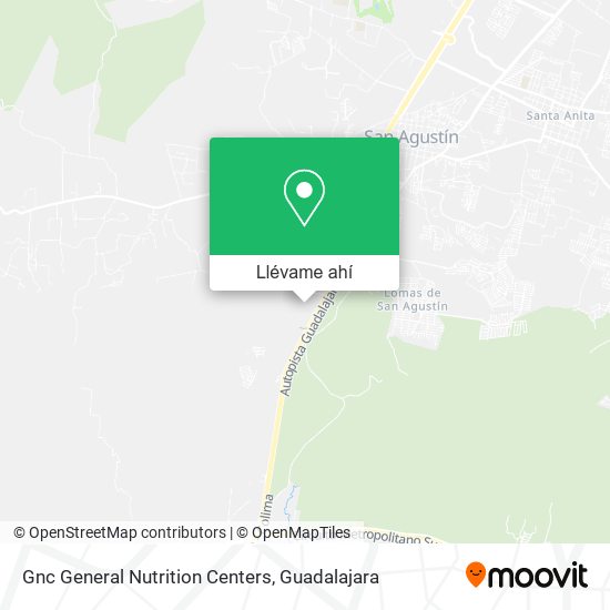 Mapa de Gnc General Nutrition Centers