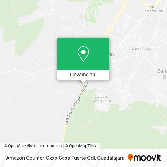 Mapa de Amazon Counter-Oxxo Casa Fuerte Gdl