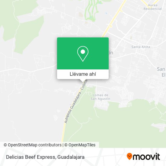 Mapa de Delicias Beef Express