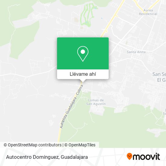 Mapa de Autocentro Domínguez