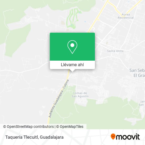Mapa de Taquería Tlecuitl