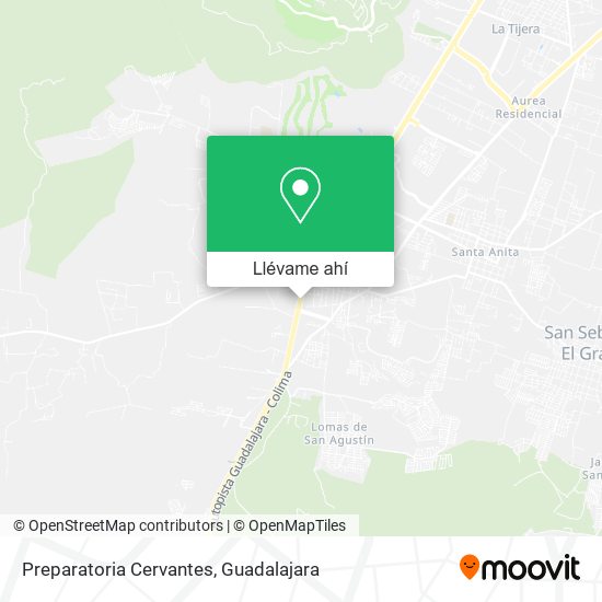 Mapa de Preparatoria Cervantes