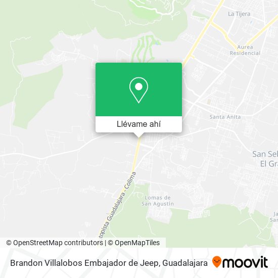 Mapa de Brandon Villalobos Embajador de Jeep