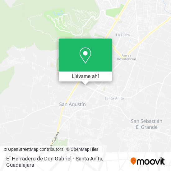 Mapa de El Herradero de Don Gabriel - Santa Anita