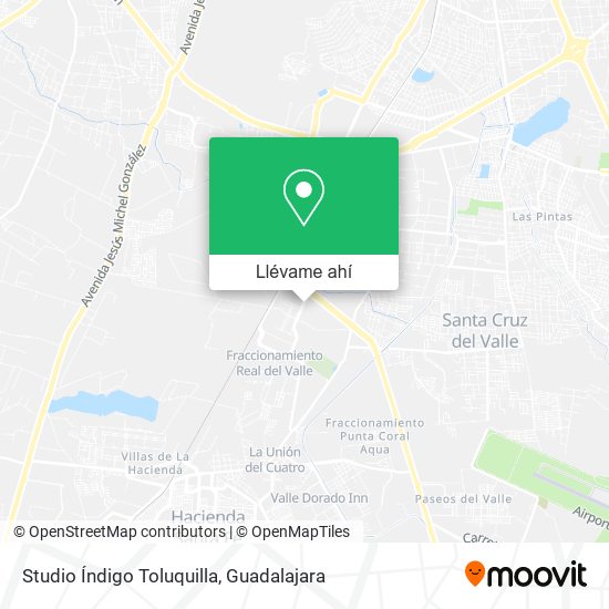 Mapa de Studio Índigo Toluquilla