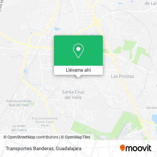 Mapa de Transportes Banderas