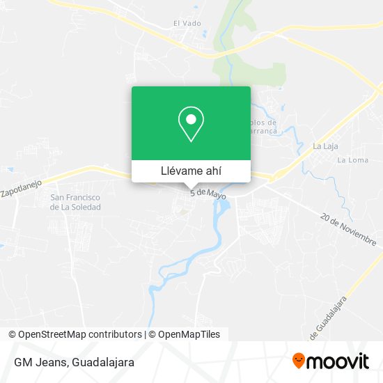 Mapa de GM Jeans