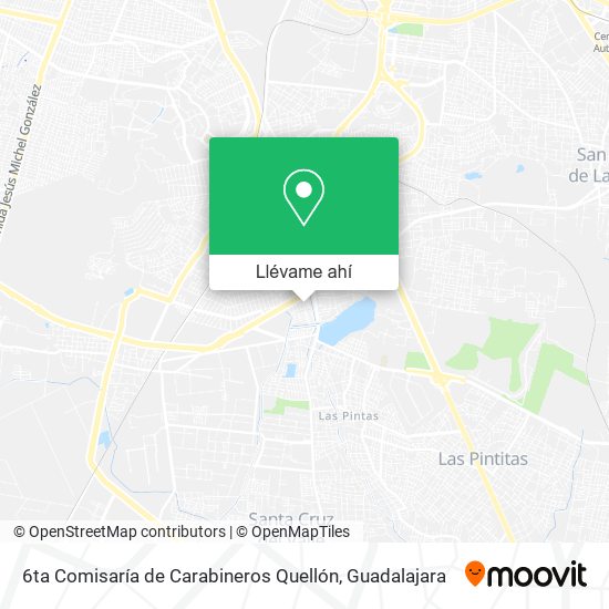 Mapa de 6ta Comisaría de Carabineros Quellón
