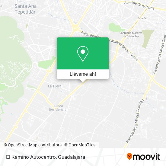 Mapa de El Kamino Autocentro