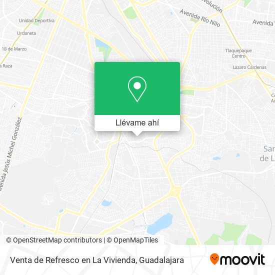 Mapa de Venta de Refresco en La Vivienda