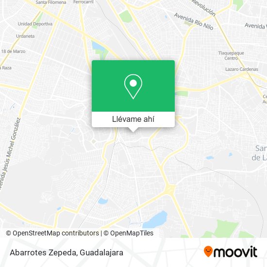 Mapa de Abarrotes Zepeda