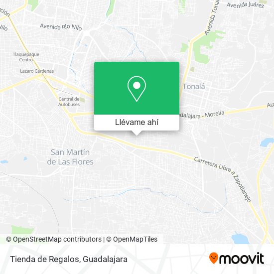 Mapa de Tienda de Regalos