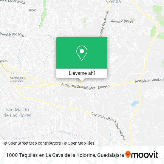 Mapa de 1000 Tequilas en La Cava de la Kolorina