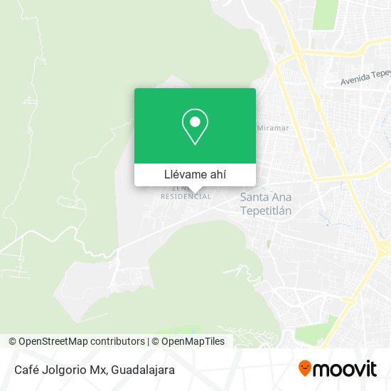 Mapa de Café Jolgorio Mx