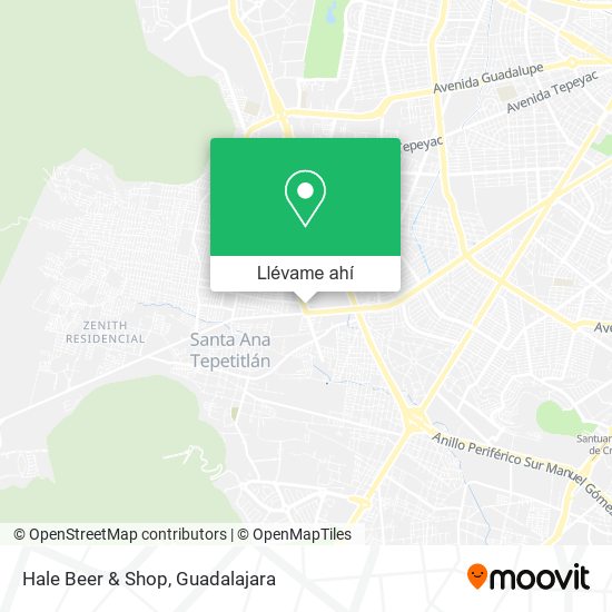 Mapa de Hale Beer & Shop