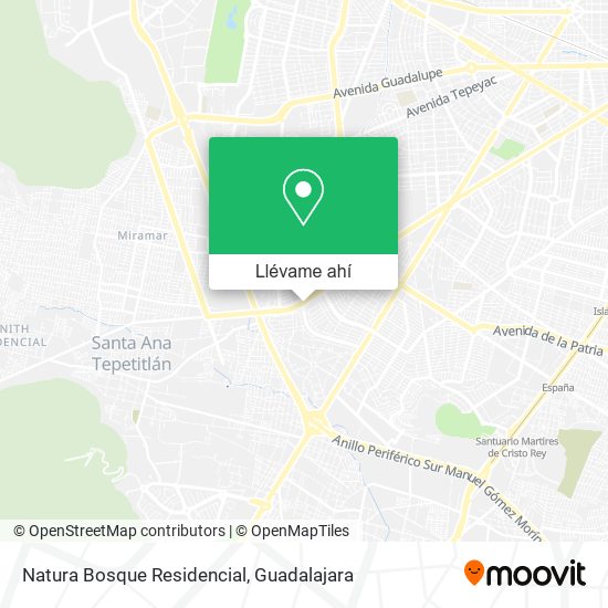 Mapa de Natura Bosque Residencial