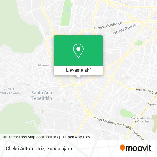 Mapa de Chelsi Automotriz