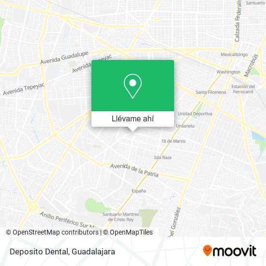 Mapa de Deposito Dental