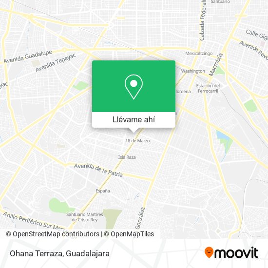 Mapa de Ohana Terraza