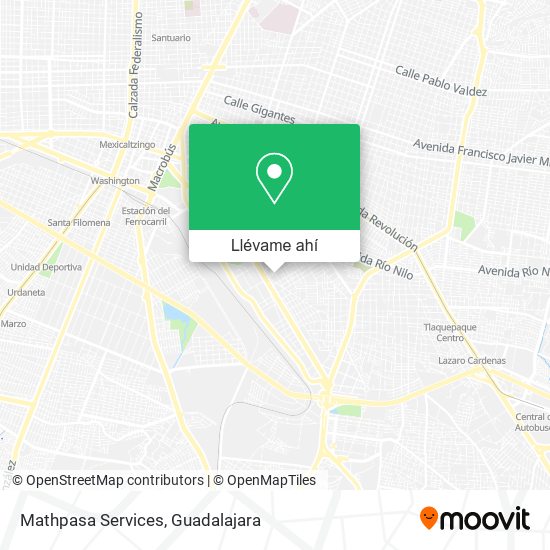 Mapa de Mathpasa Services
