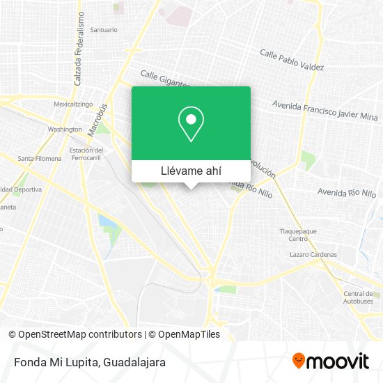 Mapa de Fonda Mi Lupita