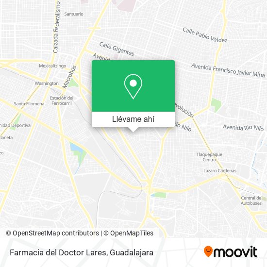 Mapa de Farmacia del Doctor Lares