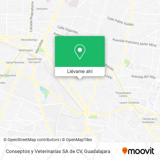 Mapa de Conseptos y Veterinarias SA de CV