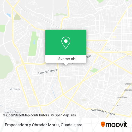 Mapa de Empacadora y Obrador Morat