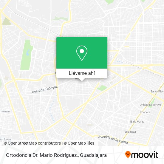 Mapa de Ortodoncia Dr. Mario Rodríguez.