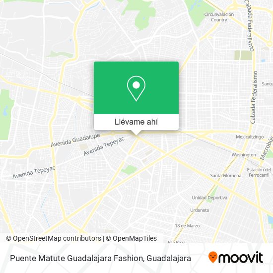 Mapa de Puente Matute Guadalajara Fashion