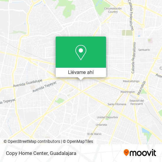 Mapa de Copy Home Center