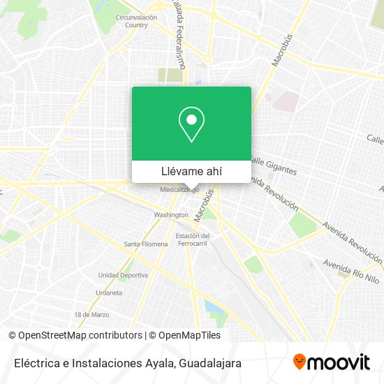 Mapa de Eléctrica e Instalaciones Ayala