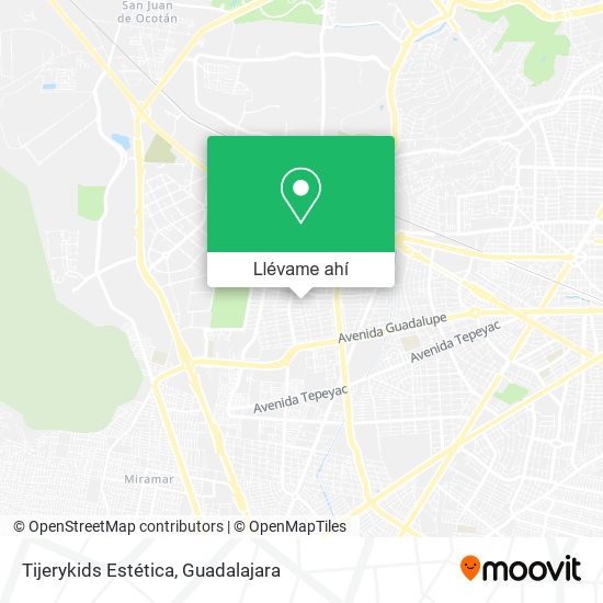 Mapa de Tijerykids Estética