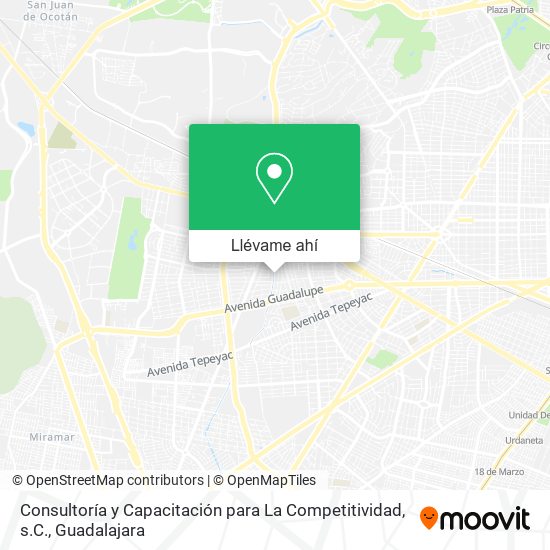 Mapa de Consultoría y Capacitación para La Competitividad, s.C.