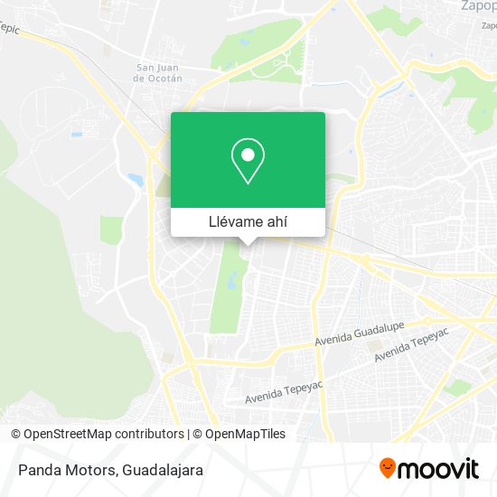 Mapa de Panda Motors