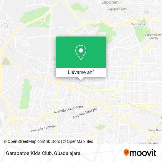 Mapa de Garabatos Kids Club