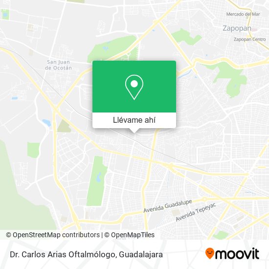 Mapa de Dr. Carlos Arias Oftalmólogo
