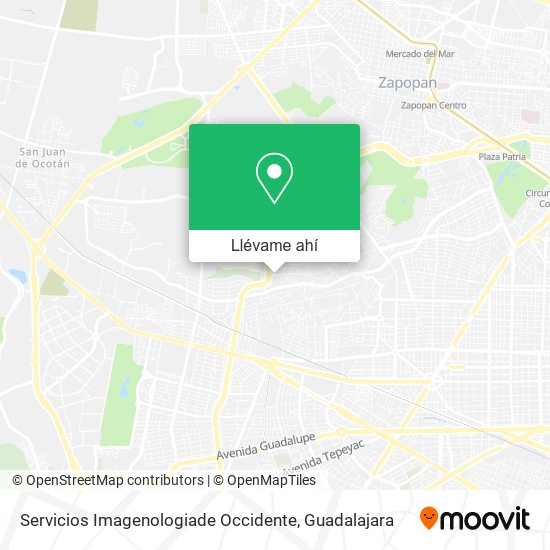 Mapa de Servicios Imagenologiade Occidente