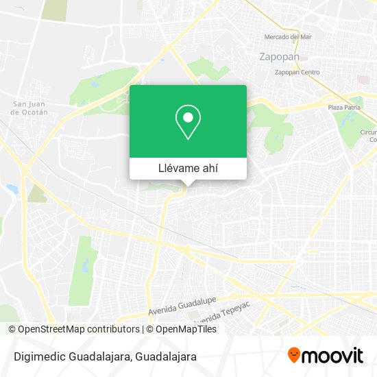 Mapa de Digimedic Guadalajara