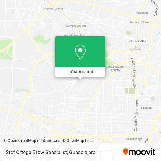 Mapa de Stef Ortega Brow Specialist