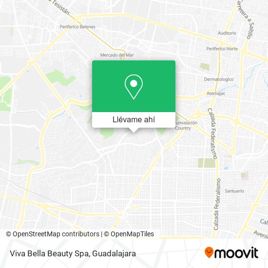 Mapa de Viva Bella Beauty Spa