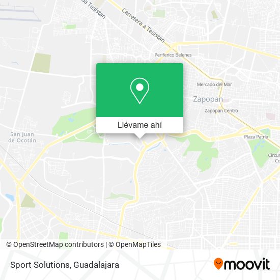 Mapa de Sport Solutions