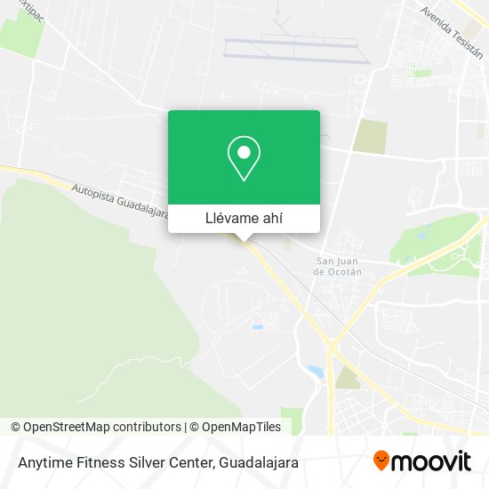 Mapa de Anytime Fitness Silver Center