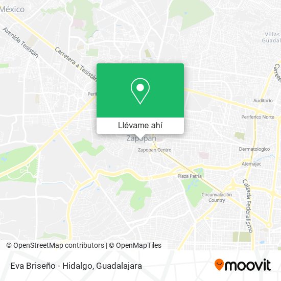 Mapa de Eva Briseño - Hidalgo