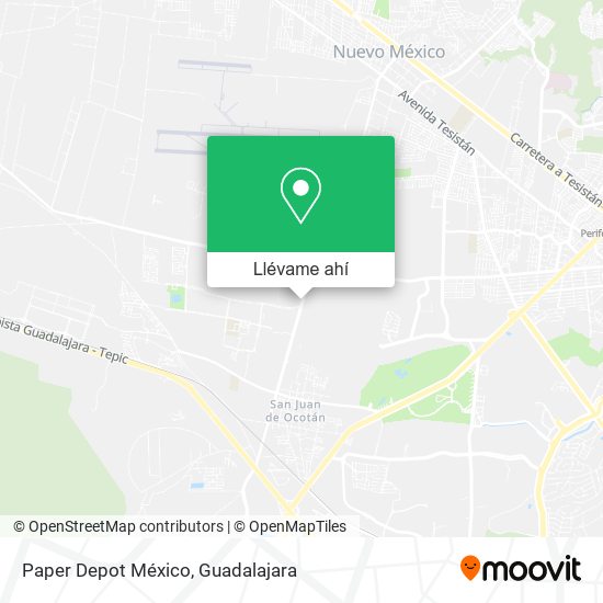 Mapa de Paper Depot México