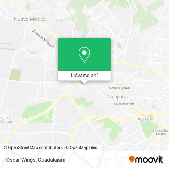 Mapa de Óscar Wings