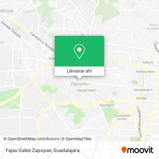 Mapa de Fajas Gales Zapopan