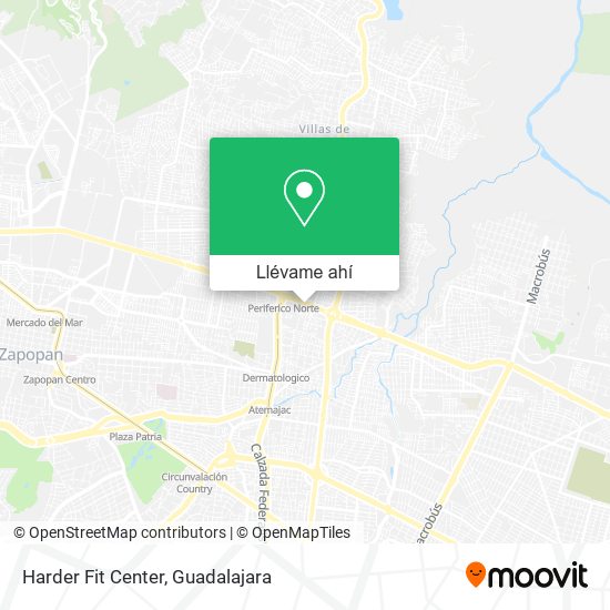 Mapa de Harder Fit Center